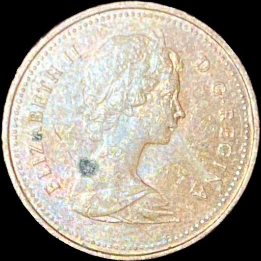 1980 Canada 1 cent KM# 127 reverse image