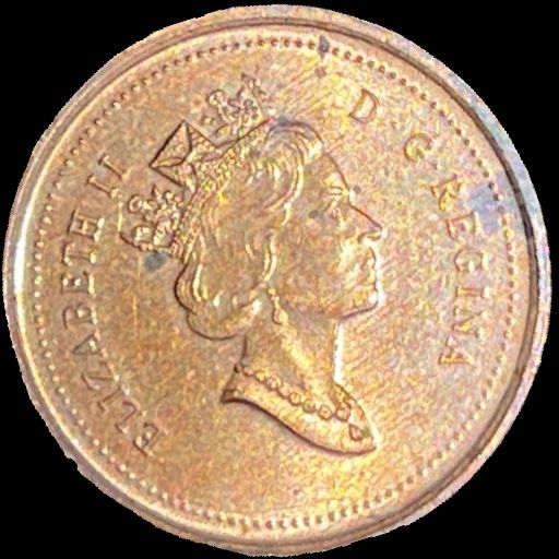 1998 Canada 1 cent reverse image